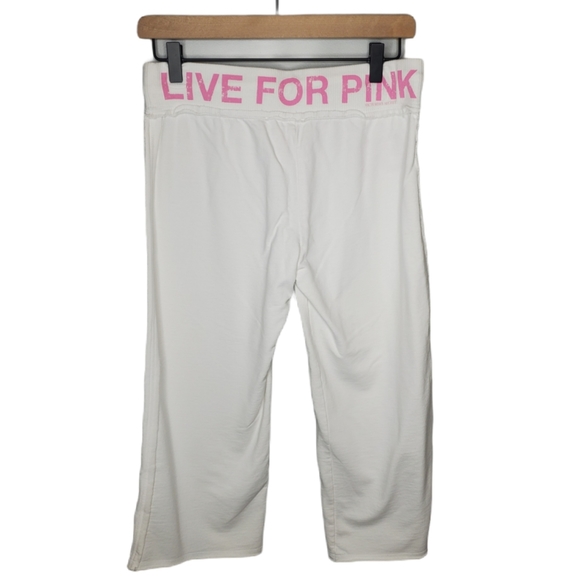 Victoria's Secret PINK Cropped Capri Sweatpants XS - Picture 2 of 16